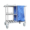 Hot Sales Hospital Equipment Laundry Trolley Stainless Steel Dirty Linen Trolley Price